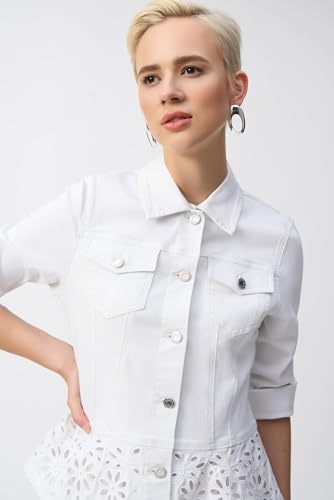 Women's Stretch Denim Peplum Jacket3