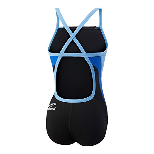 Speedo Girls' Swimsuit One Piece Endurance+ Cross Back Solid Youth Team Colors2