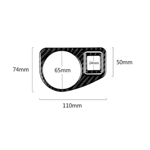 Pegatinas diseño coches para marco interruptor faros y panel de VW Golf 7 2013-2017 2
