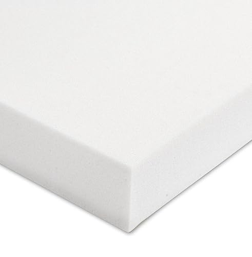 Topper Cover and Two Classic Contour Pillows and Cal-King 3 Inch Thick 3 Pound Density Visco Elastic Memory Foam Mattress Bed Topper Made in The USA