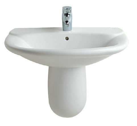 Roca 337460000 - Semipedestal Giralda Blanco - Serie Porcelana Sanitaria - Serie Giralda
