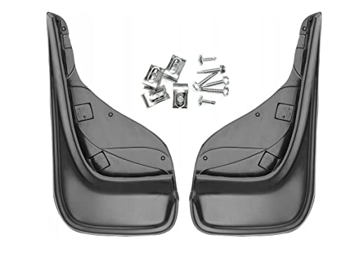 2 parafanghi neri anteriori sinistro e destro per