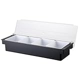 Facile à nettoyer: avec ses surfaces lisses et ses compartiments amovibles, ce caddy de condiments est simple à nettoyer, assurant un entretien sans tracas et un espace hygiénique pour stocker vos fruits, condiments ou garnitures.
