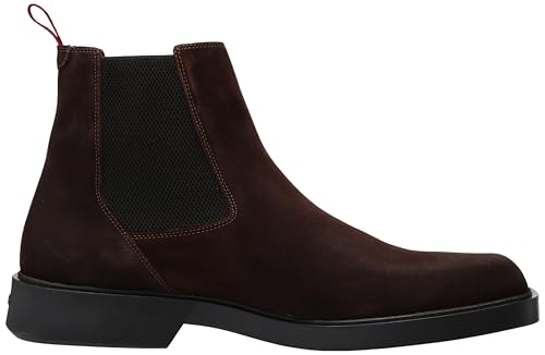 Image of HUGO Men's Brushed Suede Slip on Chelsea Boot
