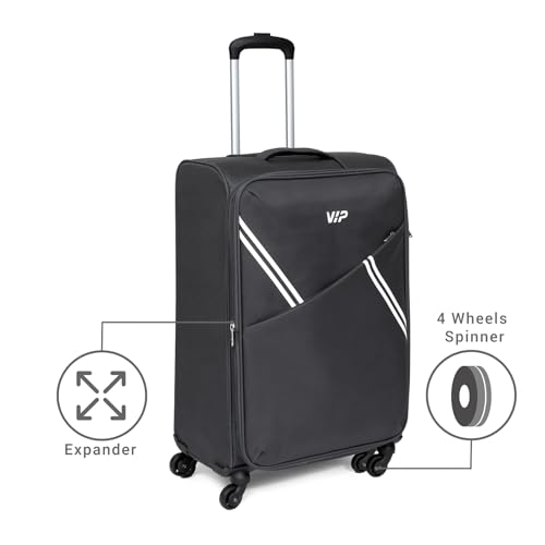 Image of VIP Verona - S03 Set of 3 (Cabin+Medium+Large) Trolley Bag, Cm | TSA | 2 Wheels | 3 Year International Warranty | Grey & Three Blue Skybags Duffle Bags