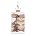 RLDOBOFE Mother And Child Rats Leather Key Case,Fashionable Credit Card Holder Slim Multi Card Keychain Pouch Travel Portable Keychain Wallet