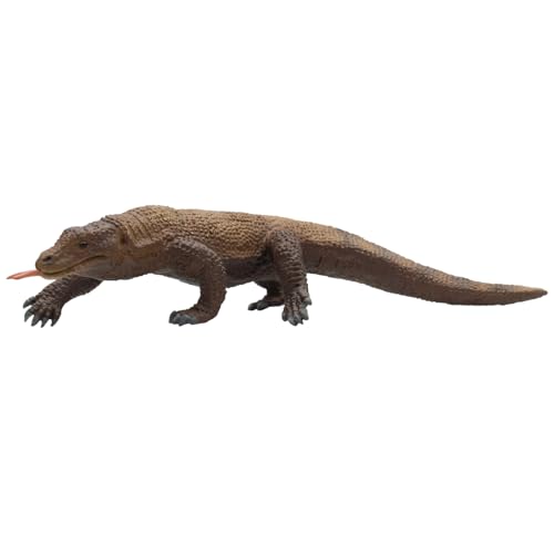 Bullyland 63695 - Spielfigur Komodowaran, ca. 18 cm große Tierfigur, detailgetreu, PVC-frei, ideal als Tortenfigur und kleines Geschenk für Kinder ab 3 Jahren