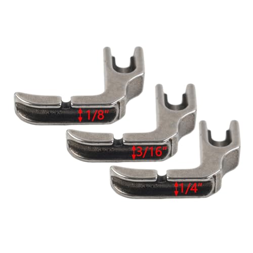 Pie prensatelas para máquina de coser industrial 1/8" miniatura 3