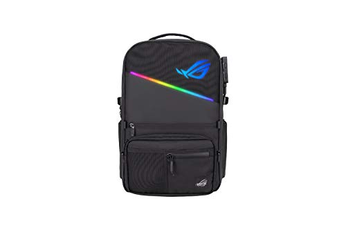ASUS ROG Ranger BP3703 Gaming Rucksack (20 Liter, für Notebooks bis 17 Zoll, Aura-RGB-Beleuchtung...