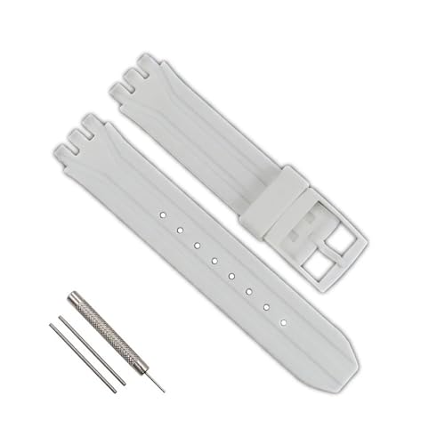 Sangle souple en silicone 18 mm ultra résistante pour montre SUIK400