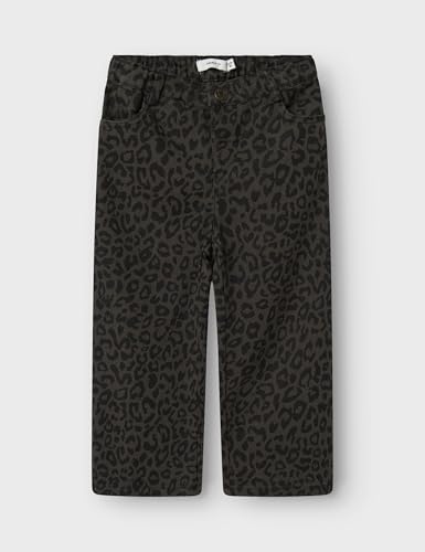Pantalones NAME IT Nmfbella Leo para niñas con estampado de leopardo moderno 3