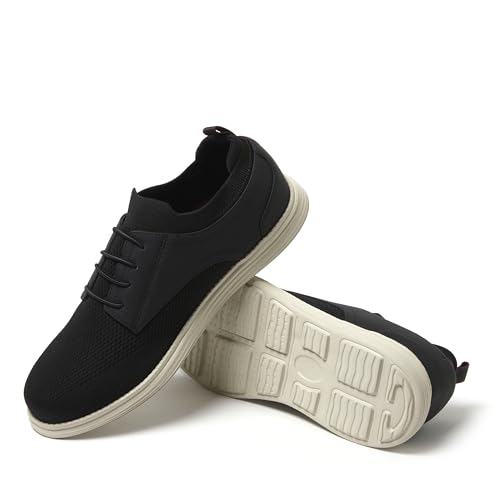 Image of Dearfoams Men's Nash Slip on Oxford Shoe - Lightweight, Breathable with Arch Support Dress Shoe