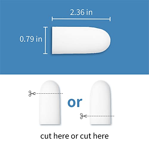 Kongdy Big Toe Protectors, 10 Count Silicone Toe Caps For Big Toe, Big Gel Boot Toe Protectors For Men Women Toe Guards For Big Toe Prevent Pain Relief For Corns, Callus Blisters Ingrown Toenails #TOP3