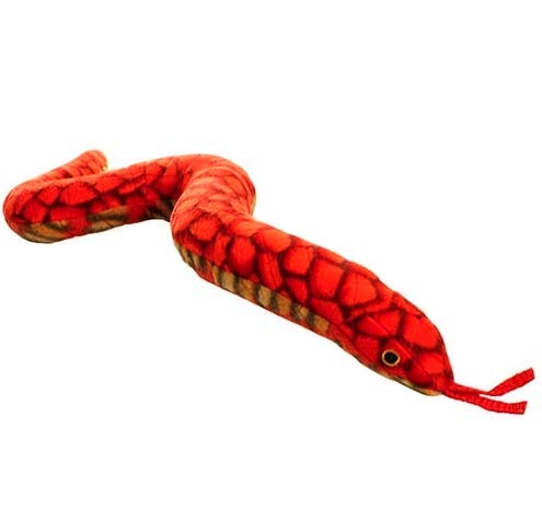 Tuffy's (タフィーズ) 丈夫な犬用噛むおもちゃ ニョロニョロヘビ ぬいぐるみ 犬用 (レッド)T-DS-Snake-RD