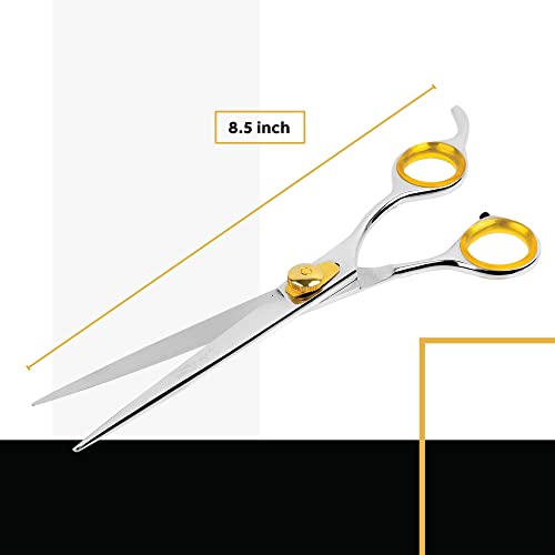 Sharf Gold Touch 440C Japanese Stainless Steal Pet Grooming Shear, 8.5 Inch Straight #TOP3