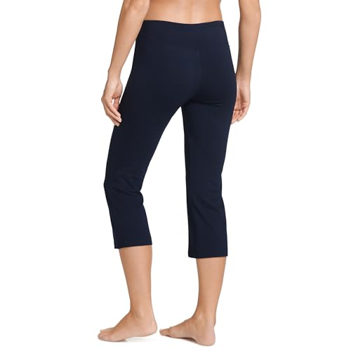 Image of Jockey Womens Cotton Stretch Slim Flare Capri