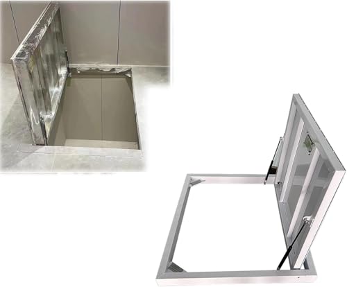 AVLLSO Puerta de Acceso Puerta Rectangular de la Escalera a la Sala de Almacenamiento del sótano, Puerta de Entrada de Bodega/almacén(26x24 Inch)