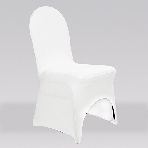 Trimming Shop Spandex Chaise Housse Tissu Extensible Amovible Lavable Protection Housses pour Mariages Banquets Cérémonie Hôtel Dîner Fêtes Décoration -...