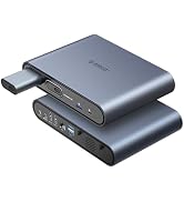 ORICO Docking Station USB-C 8 In 1 Con Alloggiamento SSD M.2 – HDMI 4K@60Hz, PD 100W, USB 10 Gbps, Lettore SD/TF, Audio