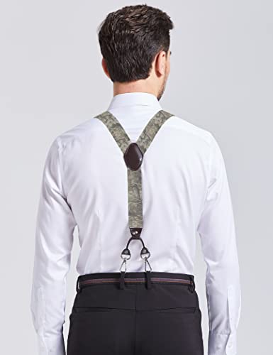 Image of Men's Suspenders with Swivel Hooks and Adjustable Braces, Suitable for Heavy Duty, Big and Tall