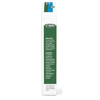 CURAD White Waterproof Adhesive Pads, 4 x 4, Advanced Wound Care, 1 Box, 8 Count