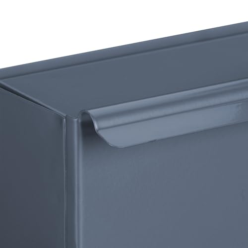 Relaxdays Caja Cenizas Recogedor, Acero, Contenedor Cenizas Chimenea y Estufa, 35,5 x 23 x 9 cm, Pala Cenizas, Antracita - imagen 8