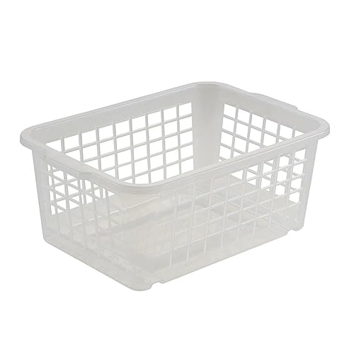 keeeper Körbchen 25x17cm, Polypropylen, Natur/Transparent, 2,8 l, Pastellrosa