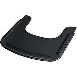 Trona Sit Up roba Bandeja de Comida para Trona Evolutiva Sit Up Flex - Extraíble - Instalación Rápida - Compatible con Arnés de Seguridad - Fácil de Limpiar - Madera Negra