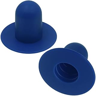 JunLiWei Pool Wall Plugs for Swimming Pool Stopper Filter Pump, 2 Pcs Blue Replacement Strainer Hole Plug for Intex, Bestway