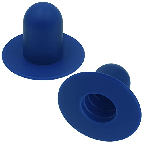 JunLiWei Pool Wall Plugs for Swimming Pool Stopper Filter Pump, 2 Pcs Blue Replacement Strainer Hole Plug for Intex, Bestway
