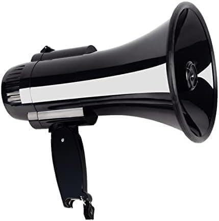 TIST Amplifier Plastic Bullhorn Speaker Volume Control and Strap Built-in Siren Outdoor Event Megaphone Speaker with Clear Sound