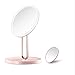 Produktbild WBFN Make-up-Spiegel, LED Desktop-Make-up-Spiegel mit Beleuchtung USB-kosmetischer Spiegel-Lade Adjustable Table bilden Werkzeug-Spiegel (Color : 03)