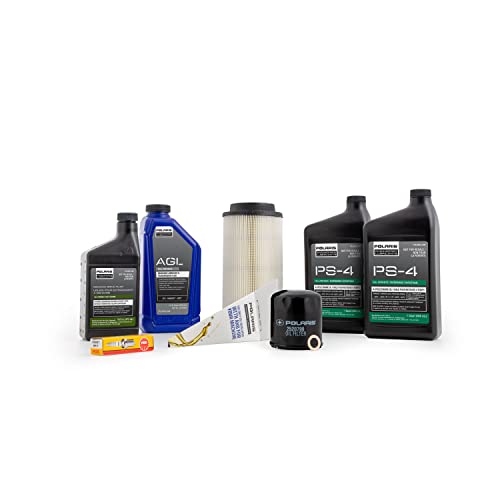 Polaris Service Kit for Sportsman 570, 850, X2 570, 6x6 Models and More, Includes Demand Drive Fluid, AGL Fluid, PS-4 5W-50 Full Synthetic Oil, 1 Air Filter, 1 Oil Filter, 1 Spark Plug - 2830549