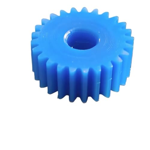 Cylindrical Drive 1pcs 2 Module Cylindrical Gear 20mm Thickness Pinion 10mm Process Hole 2M Straight Teeth Flat Spur Gear Blue Nylon Pinion Rack Machinery(45 Teeth)