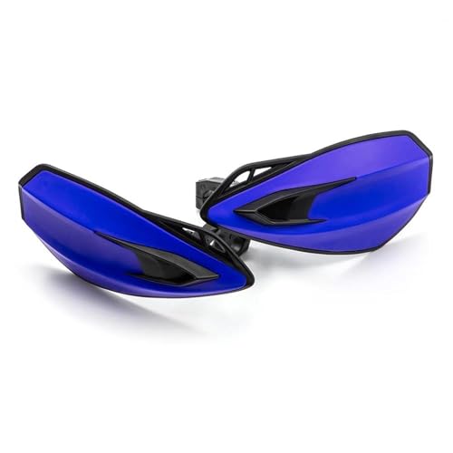 YTUVXZBDF に適合 ヤマハ YZ250 WR250F WR250R バイク用ハンドガード バイクハンドルバープロテクター オフロード車両用 ハンドルグリップガード 防風(青)