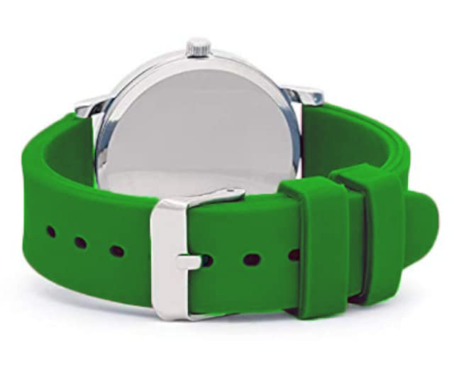 SBWC Rubber Green Silicon Watch strap 16mm 18mm 20mm 22mm Green Rubber Watch Strap For Men And Women With Steel Buckle (16mm) (B0C1V6BZJG) Amazon Price History, Amazon Price Tracker