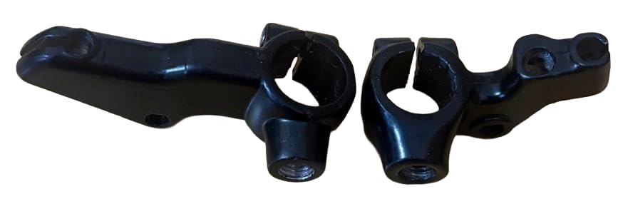 LA Products Clutch & Brake Lever Yoke Set Compatible with Hero Splendor Plus | Set of 2 | OEM Fit | Chrome Finish | Spring-Loaded | Direct Fit All Years-image-46