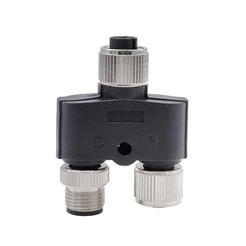 Conector M12 en Y de 4 pines para instalar sistemas de iluminación automatizada en talleres 4