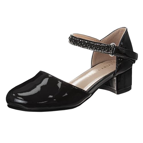 Josmo Girl's Buckle Slip on Sandal Heeled