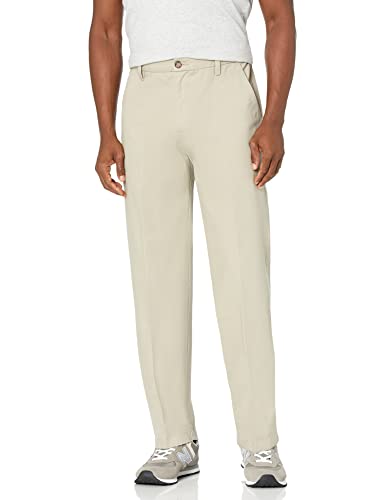 Dockers Men's Classic Fit Workday Khaki Smart 360 FLEX Pants, Safari Beige, 32W x 34L
