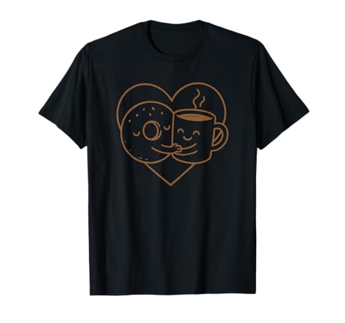 Cozy Bagel and Coffee Hug Cute Foodie Bagel Day Design T�V���c