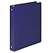 ACCO 39713 ACCOHIDE Poly Round Ring Binder, 35-pt. Cover, 1-Inch Cap, Blue