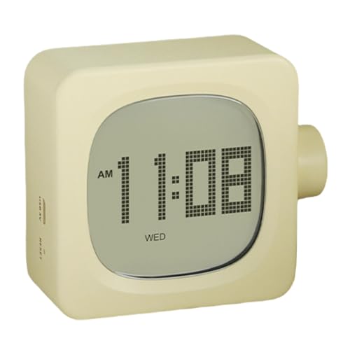 LED ディスプレイデジタル目覚まし時計スヌーズ機能付きカウントダウン USB 充電可能 2 アラーム立方体デスクトップナイトランプデスクアラーム