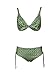 JUSTMINE Feeling by Bikini Double-Face Coppa C Verde/Lime B2848C...