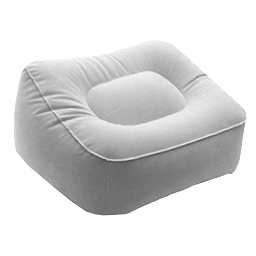 SANON Almohada para Piernas, Almohada De Elevación De La Pierna, Almohada De Descanso De Los Pies De Viaje, Almohada De Descanso De Pies Inflable, Apoya Pies Oficina Cover