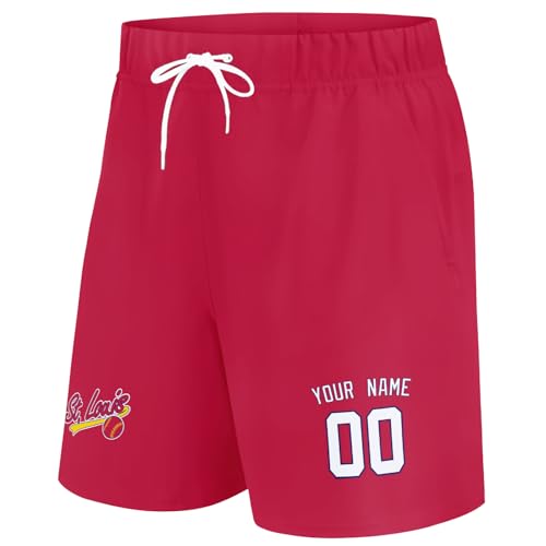Image of ANTKING Swim Trunks Custom Name Number Beach Shorts for Men Youth Gifts