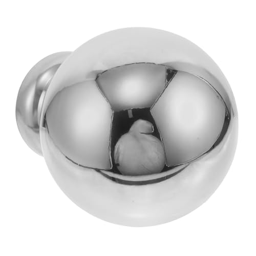 ibasenice Outdoor Polished Mirror Sphere Gazing Globe Stainless Steel Reflective Garden Ball Shiny Hollow Orb for Lawn Deck and Fence Decoration Lightweight and Durable