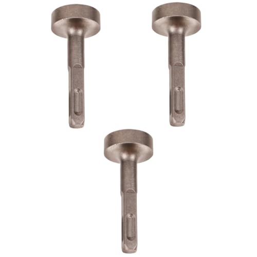 Uonlytech 3pcs Ground Rod Driver Rotary Hammer Grounding Rods Tool Rotary Hammer Ground Rods Driver Accessory for Hammer Drills Rotary Hammer Tools Hammer Drills Pole Driver Rod Driving Tool