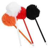 Stylos à bille en peluche : écriture fluide, sans gratter le papier, c'est un bon outil et une aide pour écrire et dessiner, stylo mignon décoratif