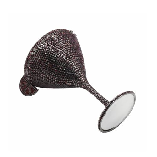 Image of Women Goblet Rhinestone Evening Bag Cocktail Cup Diamond Clutch Funny Crystal Prom Handbag Wedding Purse for Party